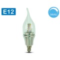 led candelabra bulb daylight Dimmable OmaiLighting E12 6w 60w 60 watts LED bulb Bullet Top